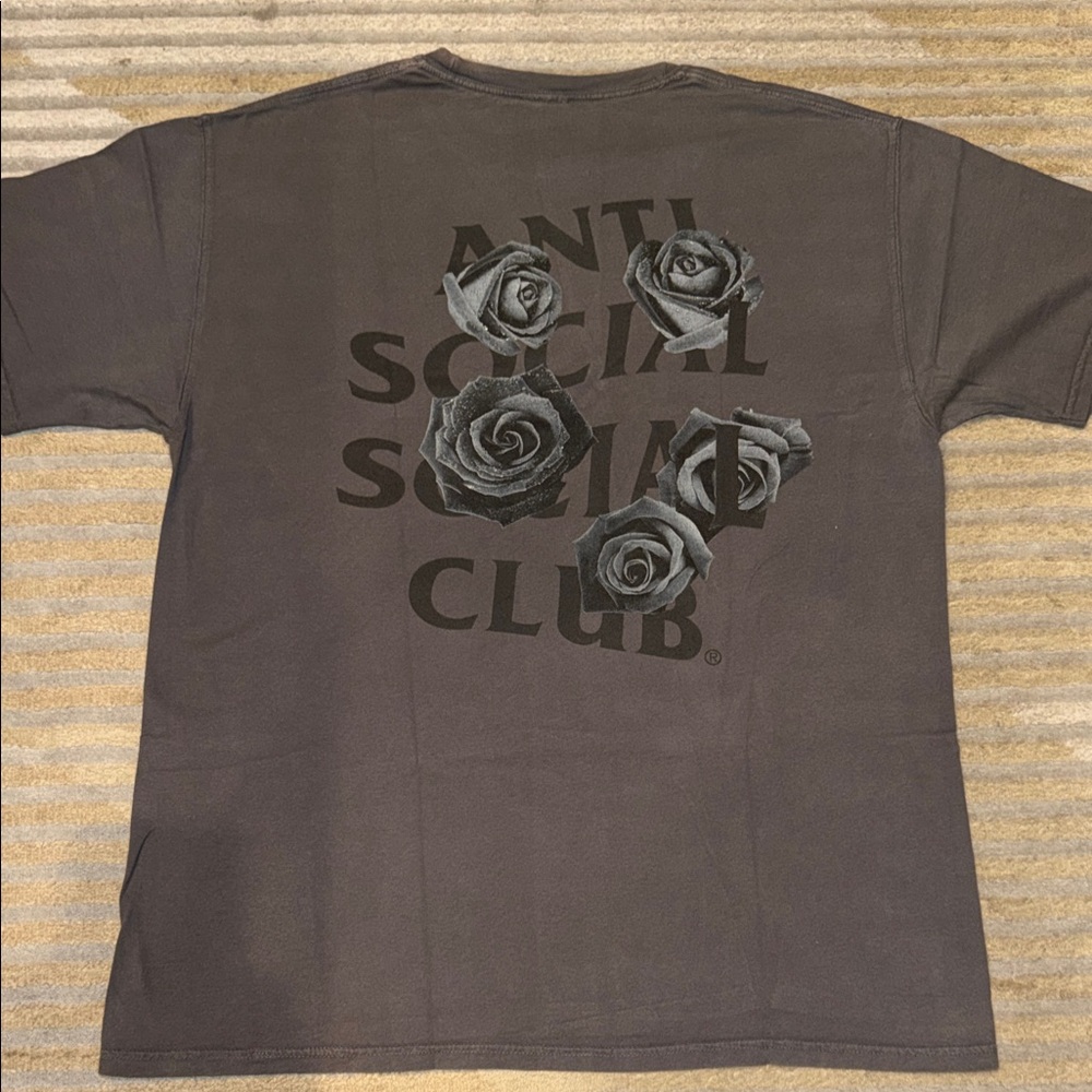 Anti Social Social Club Charcoal Tee